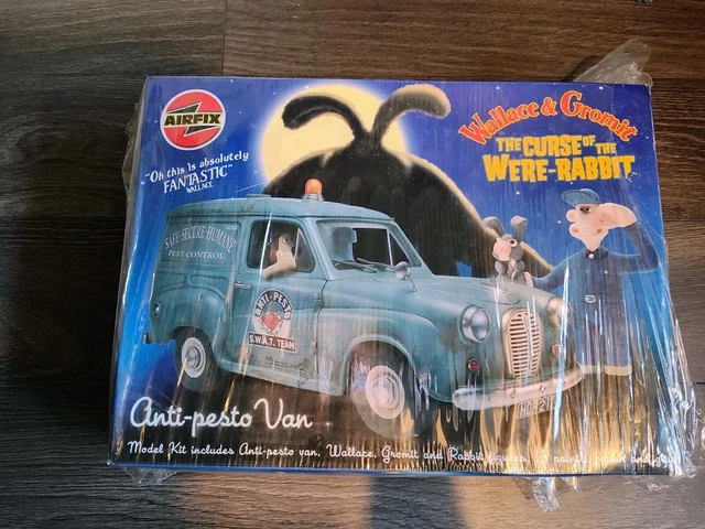 AIRFIX WALLACE AND Gromit The Curse Of The Were Rabbit Anti Pesto Van £ ...