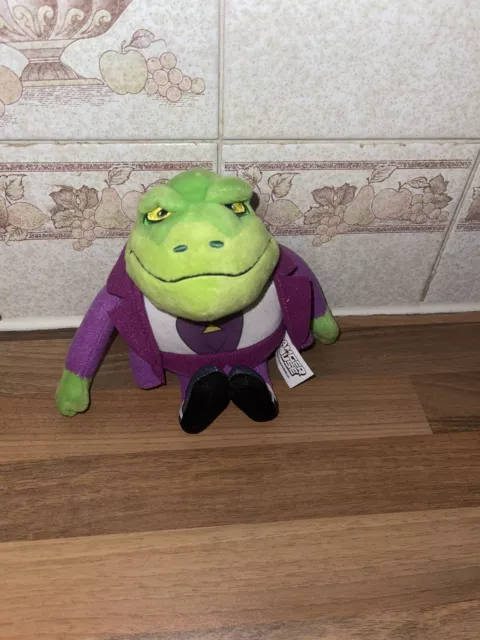 Danger Mouse 8” Baron Greenback Plush Soft Toy Great Condition