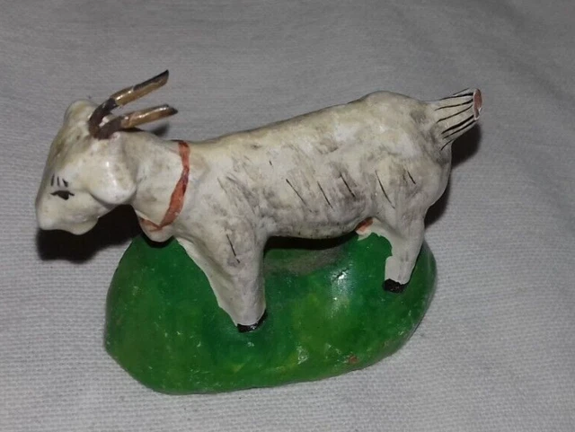 ancien santon crèche la cellosite taille 3 âne et boeuf