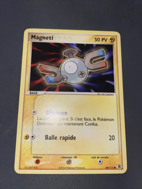 Magneti Commune - Pokemon 68/112 Ex Rouge Feu Vert Feuille Neuf Francais
