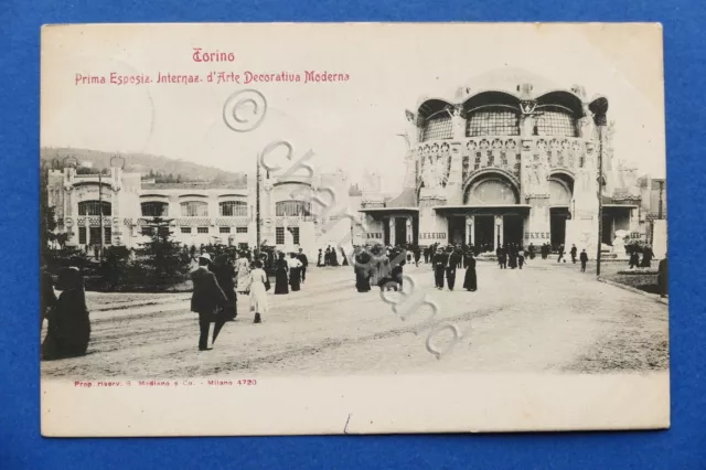 Cartolina Torino - Prima Esposizione d'Arte Decorativa Moderna