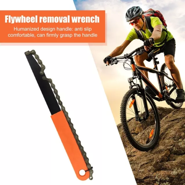 Remover Flywheel Disassembly Wrench Bicycle Freewheel Wrench Bike Chain Whip