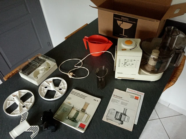 Robot de cuisine Rowenta Ka-75-electronic vintage-avec lots equipements