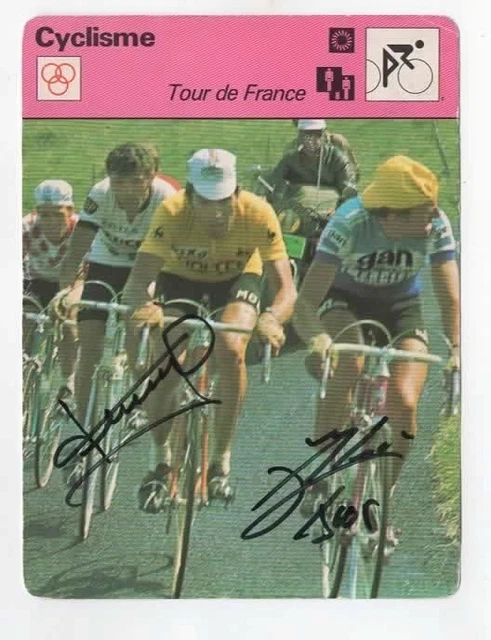 2 Cartes Postales Bernard Thévenet - Souvenir Tour De France Et Maillot Jaune
