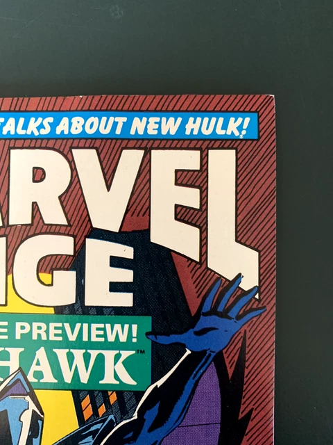 Vintage Feb. 1991 Marvel Age #97, 1st Appearance Darkhawk Comic Book+++ 5