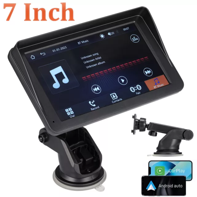 7" MP5 Touch Screen Portable Car Stereo with Apple Carplay & Android Auto Radio 3