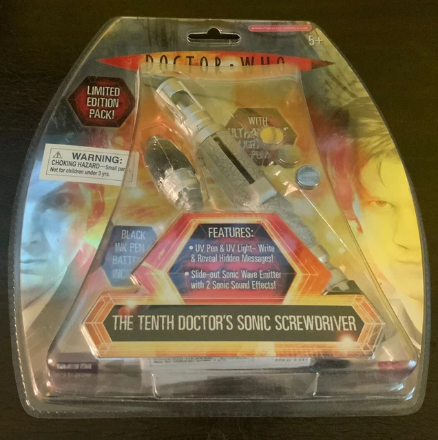 DOCTOR WHO TENTH Doctors Sonic Screwdriver Limited Edition Regeneration ...