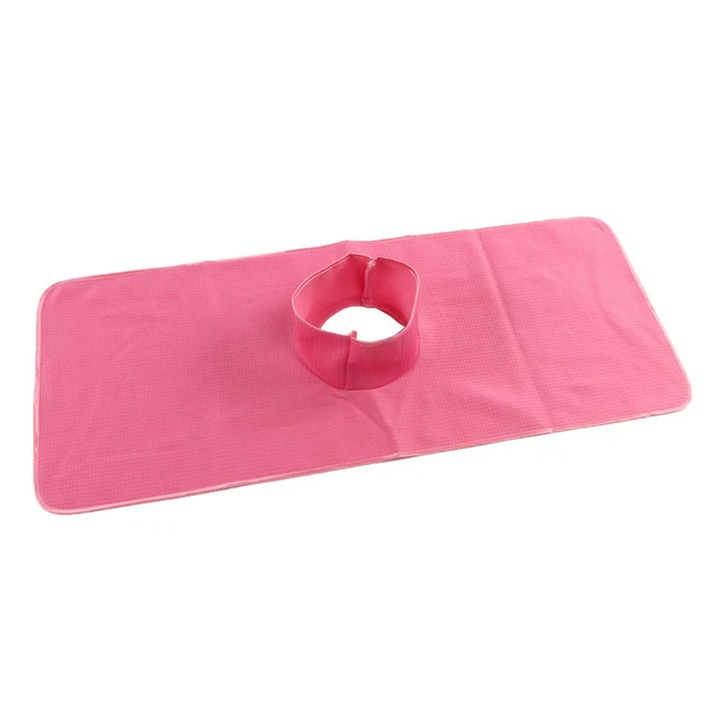 Sábana de cama lavable toalla de masaje a vapor para el cuidado de la piel 35 x 90 cm (rosa NUEVO