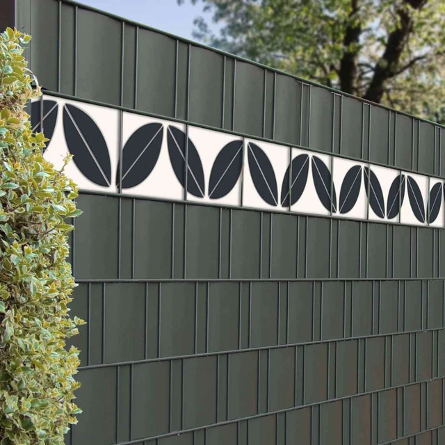 M-tec technology Design Druck Sichtschutzstreifen Zaunblenden - M-tec  Blatt