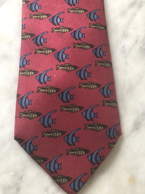 ATOurDealss King Salmon Tie - Cravatta da uomo a forma di pesce by