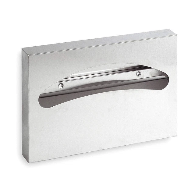 TOUGH GUY 1ECK2 Toilet Seat Cover Dispenser,SS,Satin