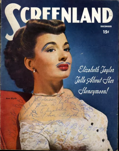 Ann Blyth Liz Taylor Deborah Kerr John Wayne Screenland 1950