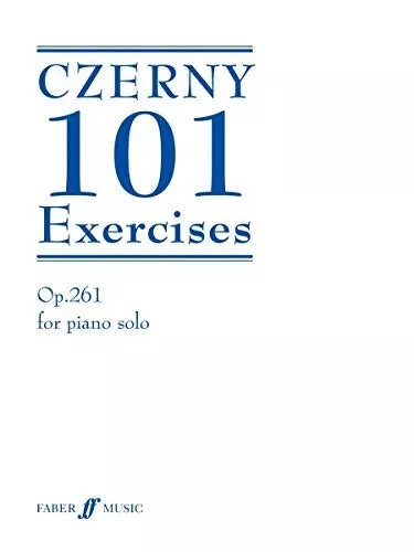 Czerny 101 Exercises Op. 261 Piano Book