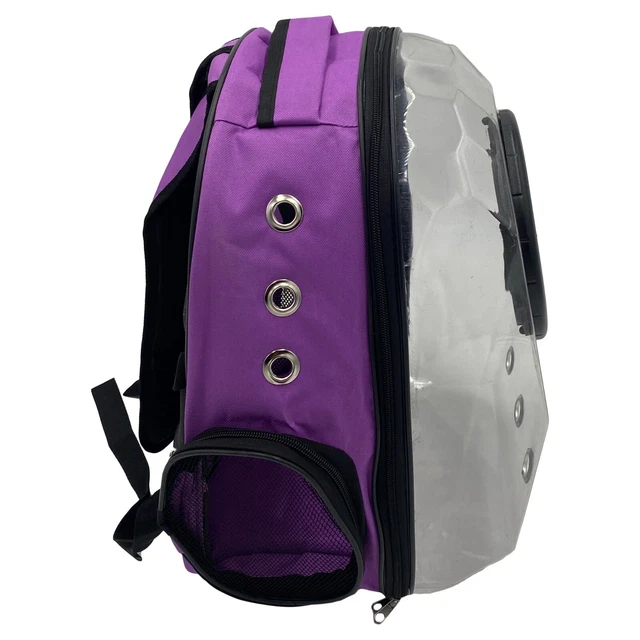 Galatée Zaino Trasporto Gatti E Cani - Zaino Anteriore Regolabile Con Mesh Traspirante Per Viaggi, Escursionismo, Ciclismo (Blu) - Foto 4