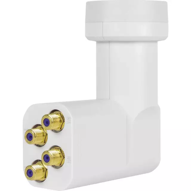 MegaSat HD-Profi Tête LNB quattro Capacité de chargement: 40 mm contacts de