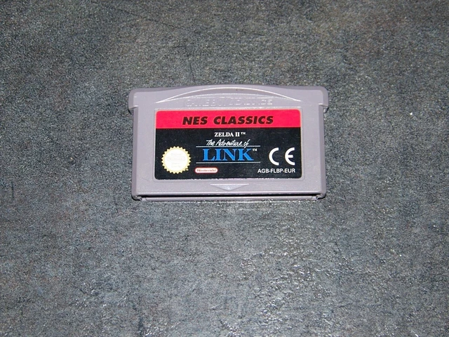 Zelda II Adventure Of Link NES Classics Sur Game Boy Advance, PAL Complet CIB, Français