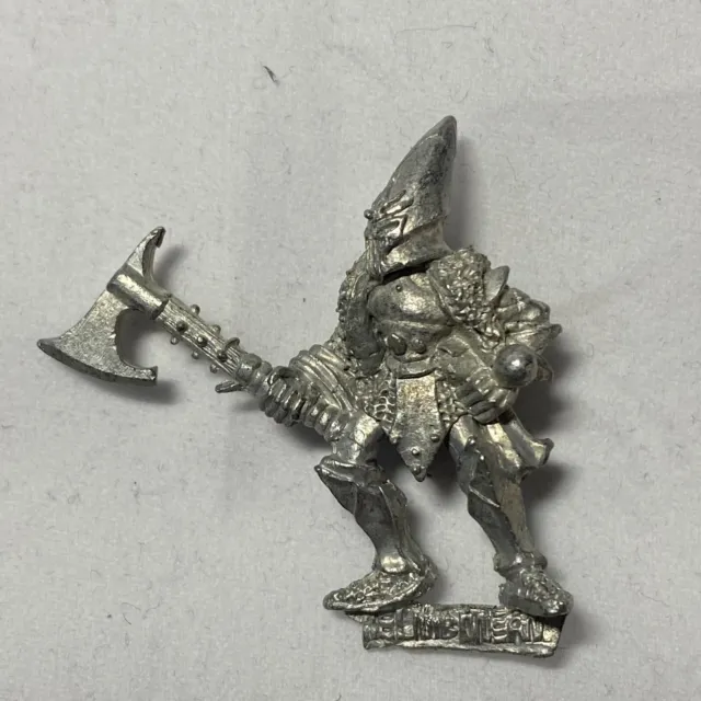 Warhammer Citadel EC01 SANDAR Melnibonean Infantry High Elves AXE 1 OOP 1987