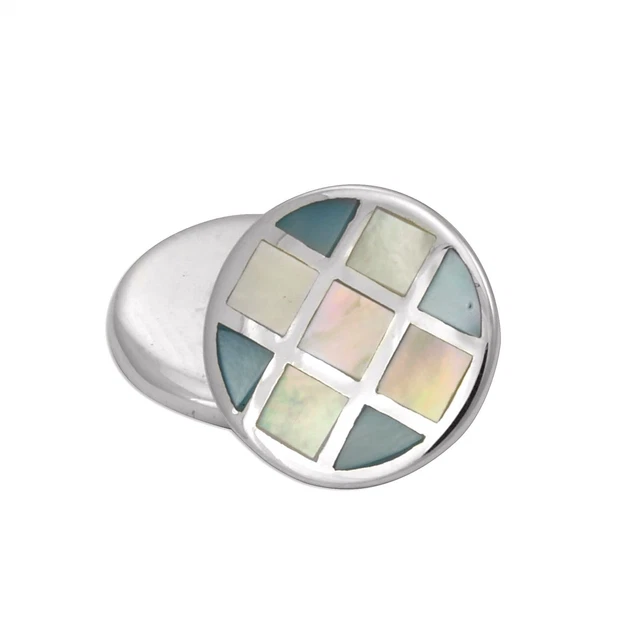 Boutons De Manchettes Argent Sterling 925 - Alpaca - Occasion