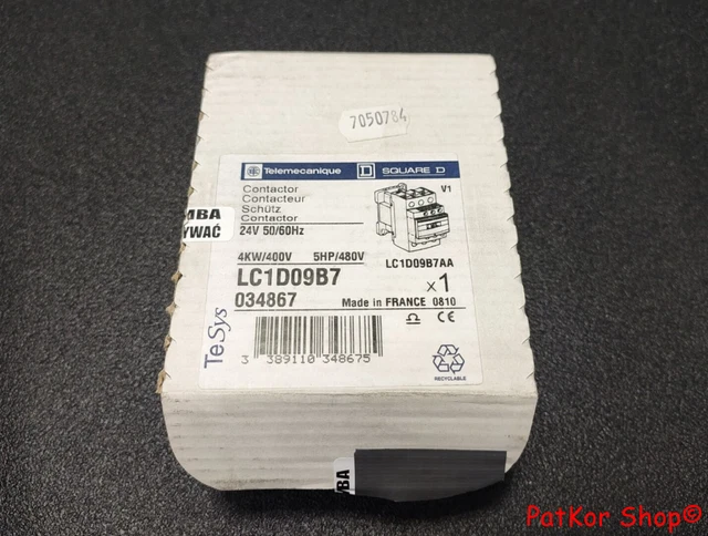 Telemecanique LC1D09B7 CONTACTOR / # J PKL 3517