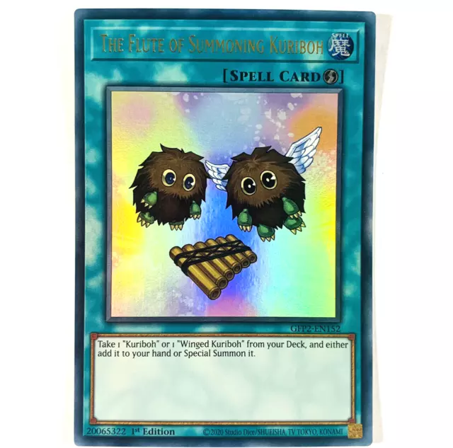 YUGIOH The Flute of Summoning Kuriboh GFP2-EN152 Ultra Rare 1st Edition NM-MINT