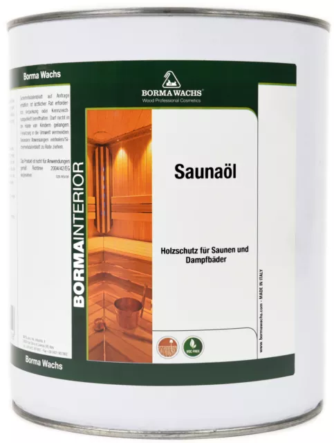 Saunaöl Saunaholz Pflege Sauna Dampfbad Innenraum Holz Wände 5 Liter