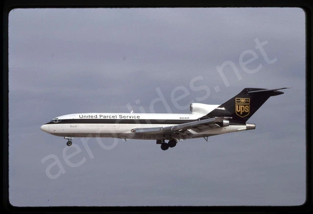 UPS Boeing 727-100C N922UP Nov 96 Kodachrome Aircraft Slide/Dia