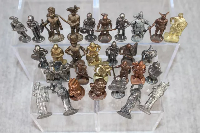 KINDER SURPRISE Vintage Metal Figurine Soldiers Warriors Historic Mix Figure Lot 3