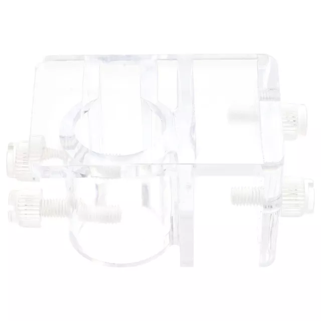 2Pcs Acrylic Water Hose Holder Sturdy Water Pipe Clamp Aquarium Water Pipe