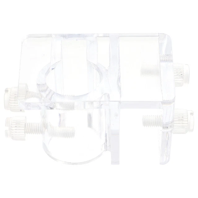 2Pcs Acrylic Water Hose Holder Sturdy Water Pipe Clamp Aquarium Water Pipe
