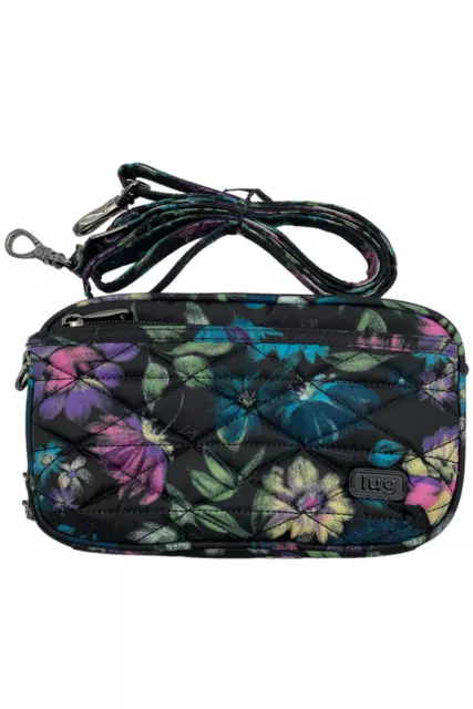 Lug Essentials Mini Crossbody and Belt Bag Roundabout 2 - Bloom Black