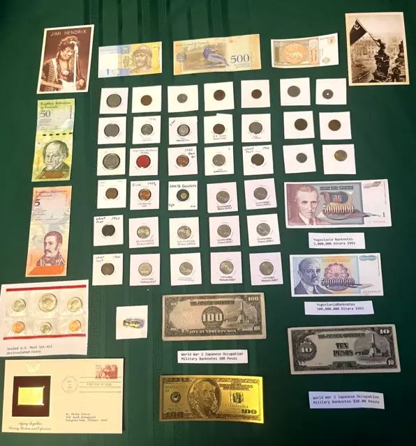~Huge AUCTION !!!  Coins, Currency Gold, Silver Collectibles