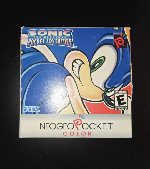 SONIC POCKET ADVENTURE Neo Geo Pocket Color NGP SNK SEGA Complete CIB ...