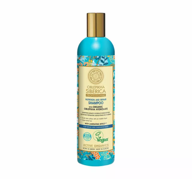 Oblepikha Siberica Veganes Shampoo Mit Laminiereffekt 400Ml