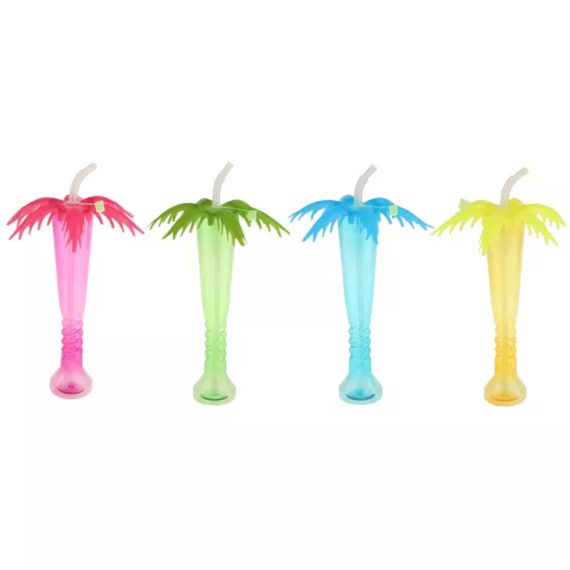 Tropical Summer Coconut Palm Tree Yard Drinks Cup Kids Birthday Party Favor Gift