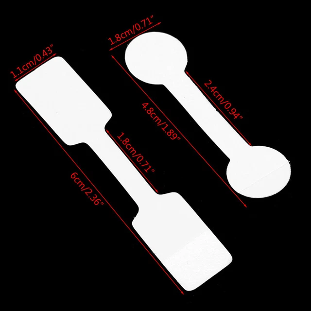 100pcs Blank  Tags Travel Scrapbook Labels for Diary Album DIY Supplies