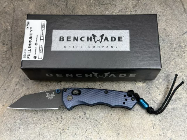 Benchmade Full Immunity Folding Knife 290BK CPM-M4 Steel Blade 2.49" Blade