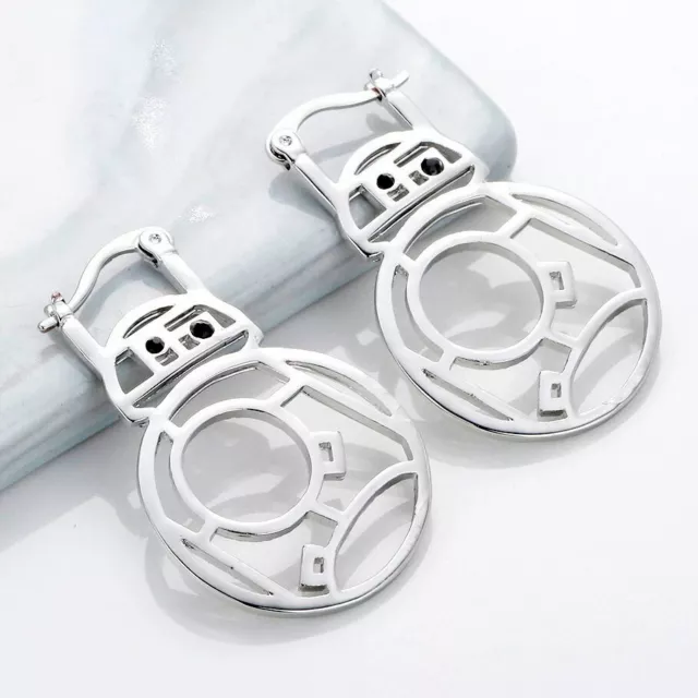Star Wars Silver BB-8 Earrings Star Wars Silver BB-8 Earrings