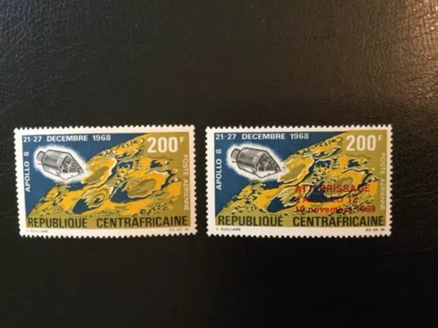 Stamps, Central African Republic,SC#C73,C81, MNH