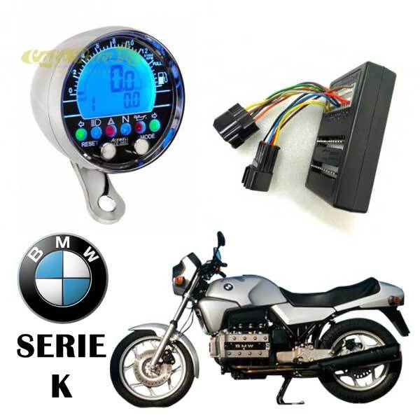 CONTACHILOMETRI DIGITALE ACEWELL per BMW K75 K100 K1100 alluminio spia ...