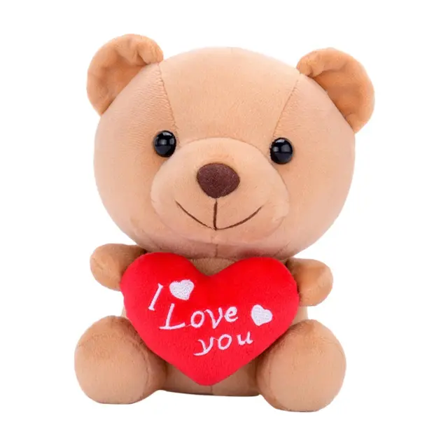 jouet ours en peluche heureux avec coeur je t'aime 5311014 Art