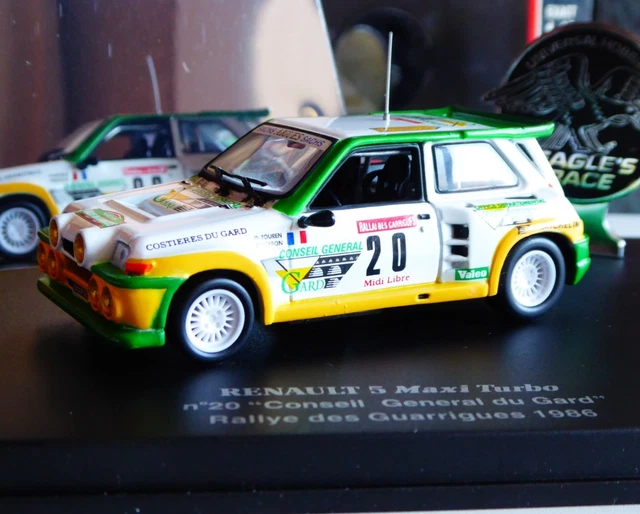 イーグル　Eagle Renault 5 Maxi Turbo 1:43 1/43 UH EAGLE Renault 5 Maxi Turbo Conseil General Gard #20 Rally