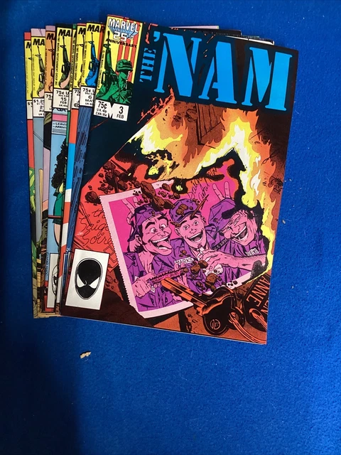 Marvel: The Nam Comic Lot (16)VF To NM,See Photos.