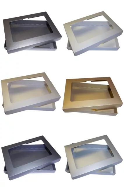 Pearlescent 5"x7" APERTURE Greeting Card Boxes, Wedding Choose Colour & Quantity