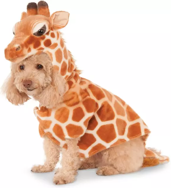 Safari Girafe Animal de Compagnie Costume Capuche Costume pour Chiens et Chats