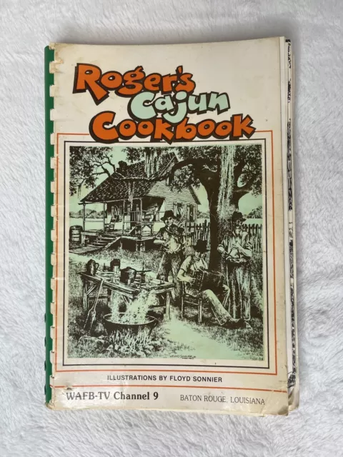 Roger's Cajun Cookbook (1987) First 1st Edition 1st Print Vernon Roger Southern