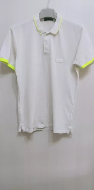 polo t-shirt manica corta da uomo axte  in cotone taglia M colore bianco