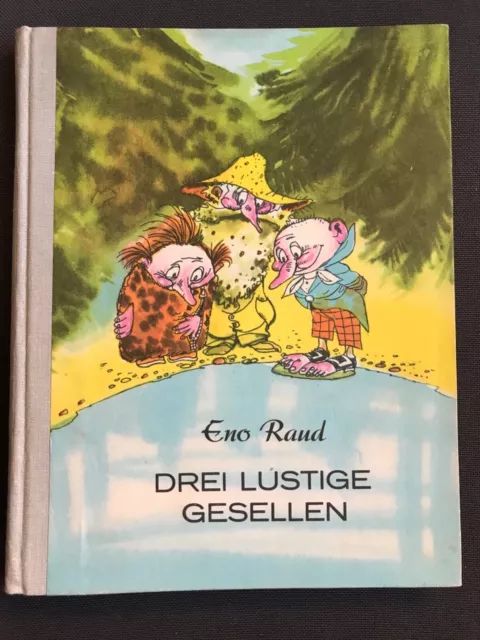 estnisches Kinderbuch "Drei lustige Gesellen" von Eno Raud - Auflage von 1982