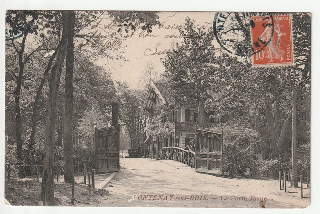FONTENAY SOUS BOIS  VINCENNES - Val de Marne - CPA 94 - Chalet de la Porte Jaune