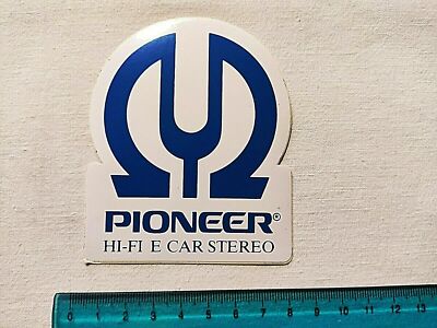 ADESIVO AUDIOLA HI-FI CAR STEREO STICKER AUTOCOLLANT AUFKLEBER 80s ORIGINAL 