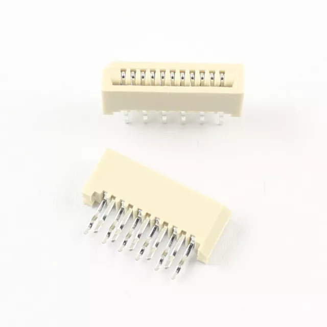 10Pcs FPC FFC 1mm 1.0mm Pitch 11 Pin Dual Contact Straight Ribbon Flat Connector